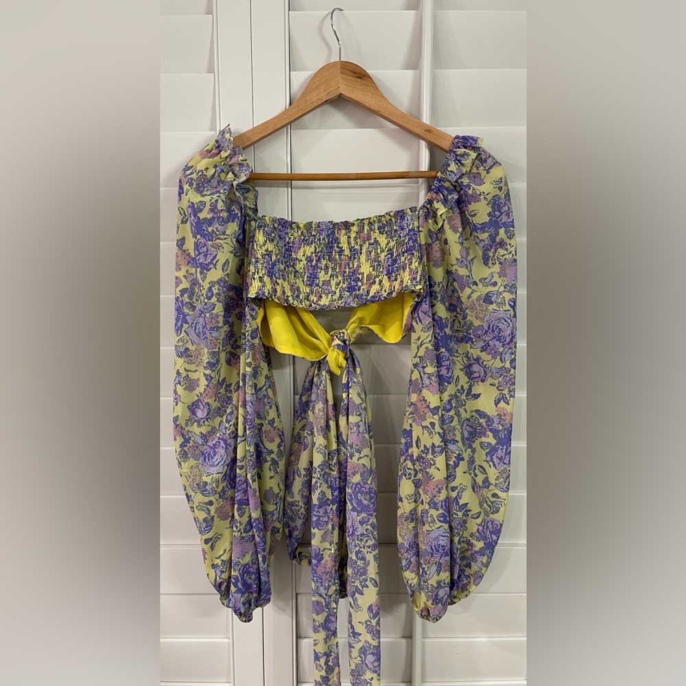 For Love and Lemons TopMaui Wrap Top - Picture 7 of 9